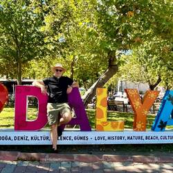 Happy to arrive in warm Dalyan
