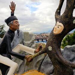 Oben angelangt.