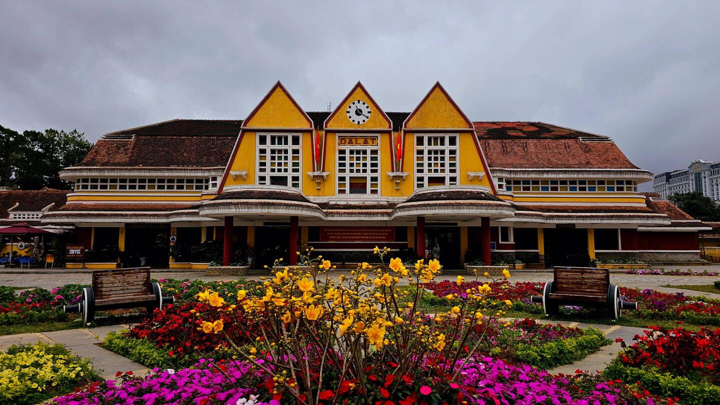 Đà Lạt Bahnhof aus dem Jahre 1930.