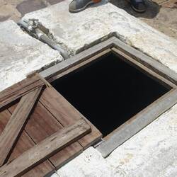 Für die Wasserversorgung wurde der Regen in ein Reservoir geleitet