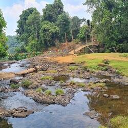 oberen Teil des Wasserfalls