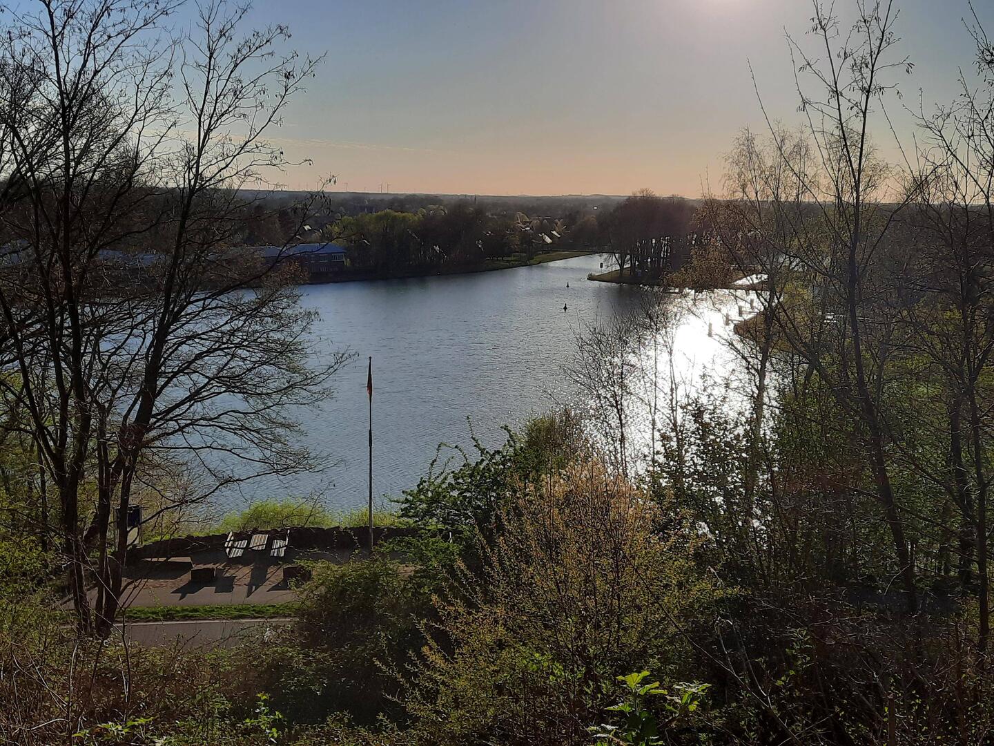 Blick vom "Hochkreuz" über die "Kleine Loreley" auf das "Nasse Dreieck"
