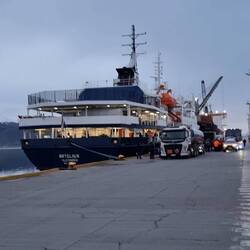 Sob, bye bye little ship. She kept us warm and safe.