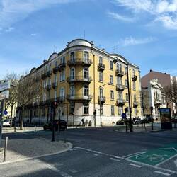 In diesem Gebäude befindet sich meine Unterkunft.