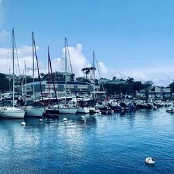 Einfahrt Marina Bas du Fort