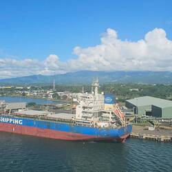 View of the port from our boat.