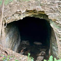 Entrance to "The Treasure Tunnel"