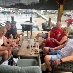 Letzter Kaffee im Papa Lime