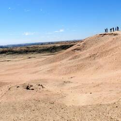 Taking pics of the moon landscape