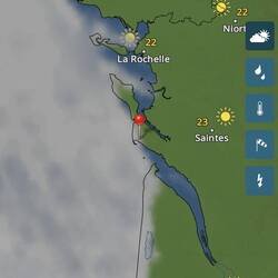 Und so sah das von oben aus.