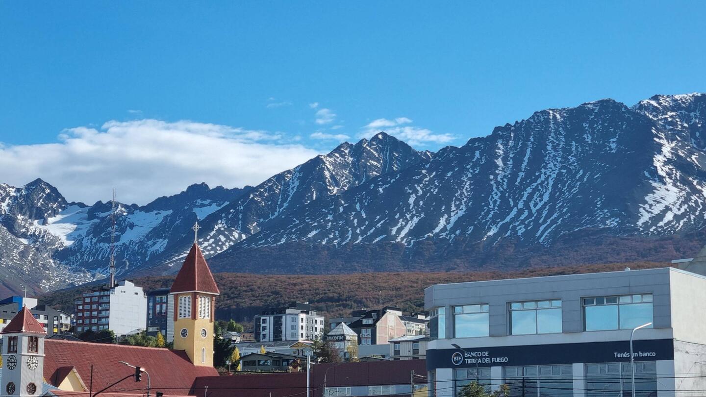 Snow is a lot less than when we got here. More on the way.