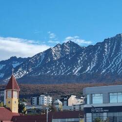 Snow is a lot less than when we got here. More on the way.