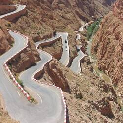 Steile Serpentinen für Gerhard