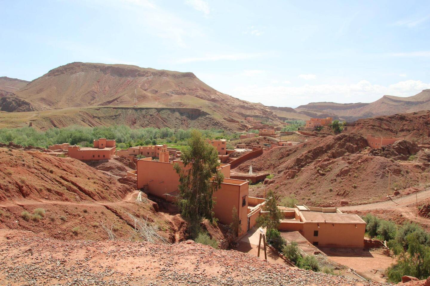 Verfallene Kasbah, war mal eine Festung.