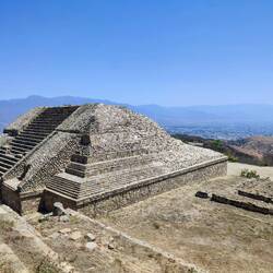 Monte Albán, Blick ins Tal von Oaxaca