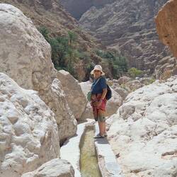 In nassen Badesachen geht es zurück, denn die Hitze nimmt ständig zu