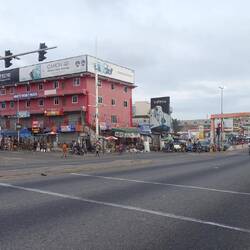 Der Rückweg ins Zentrum von Accra