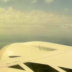 Landfall. Pump up the volume to fully appreciate the screaming baby.