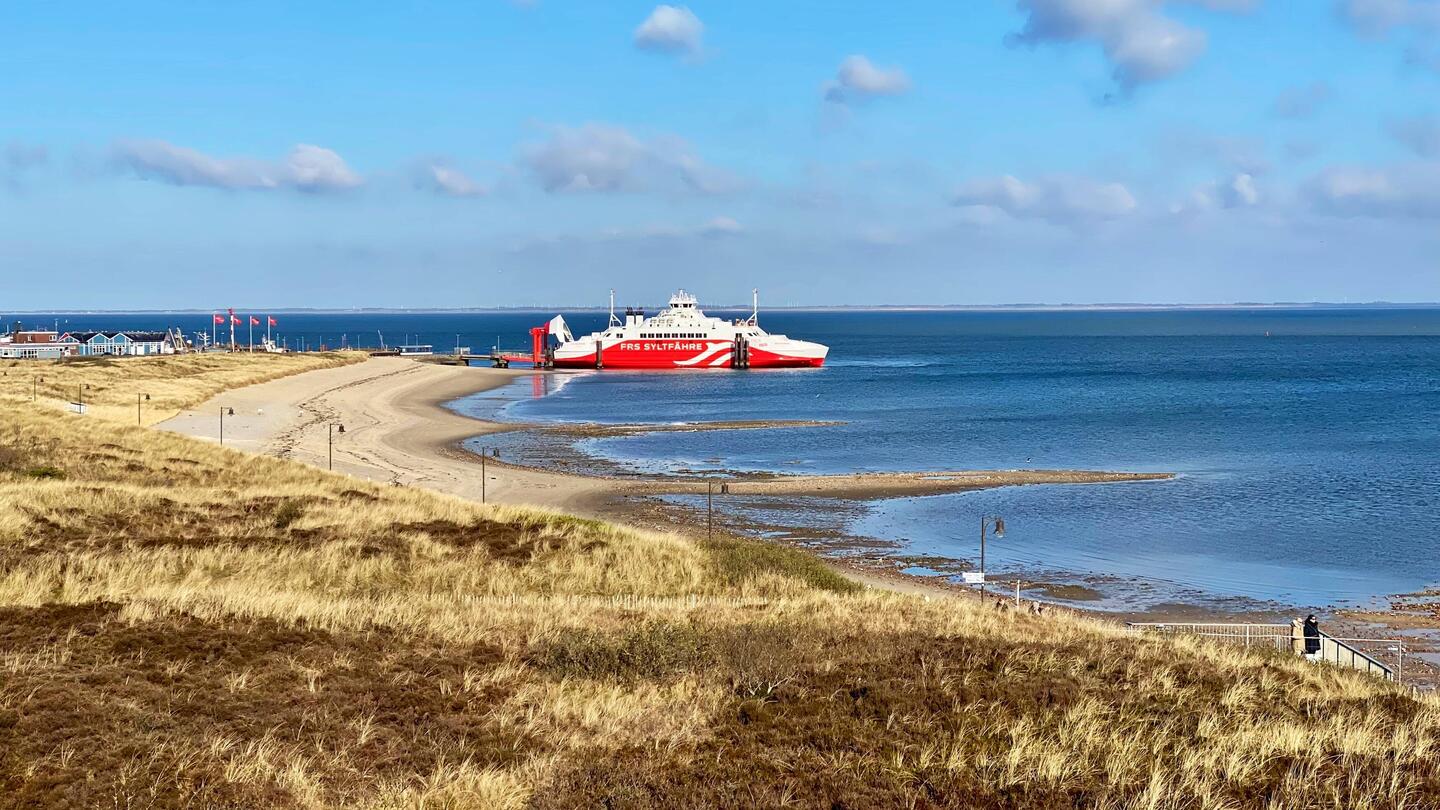 Blick aus unserem Fenster - Fähre nach Dänemark
