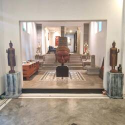 The beautiful reception area