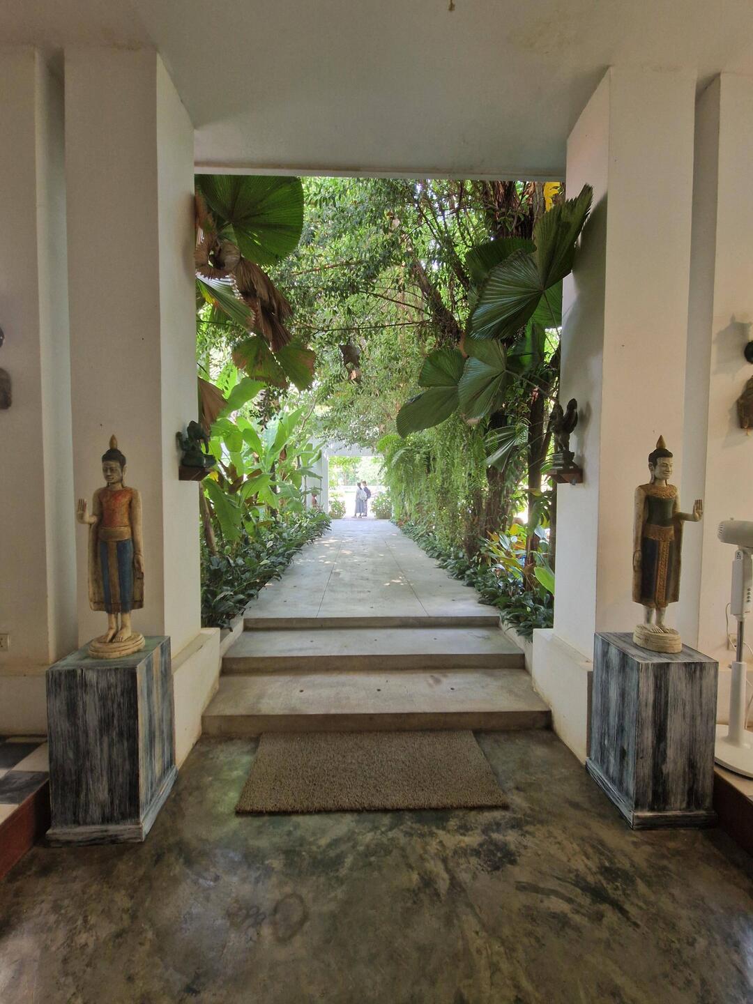 The entrance to my accommodation