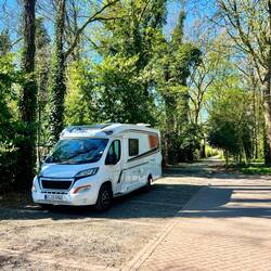 Freistehplatz in einem Park bei Kalmthout
