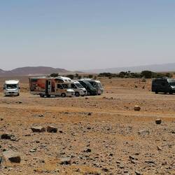 Mittagspause in der Wüste