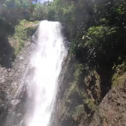 Our guides jumped off the waterfall