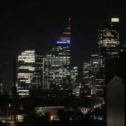 Gute Nacht vom Hotelzimmer