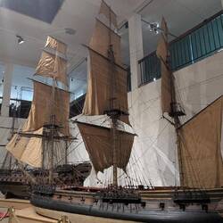 At the naval museum next to the largest French Naval base