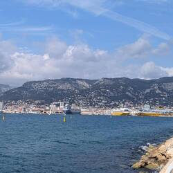 The harbor from the south end