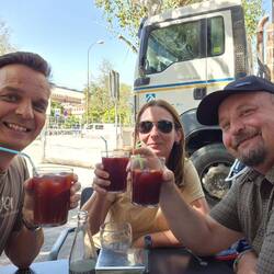 Wieder vereint mit Sangria