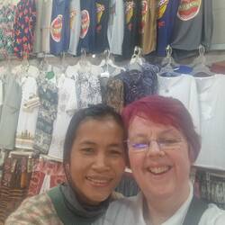 Insisted I bought something!