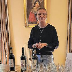 Our sommelier for the tasting