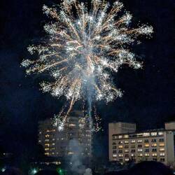 Dernier feu d'artifice de l'hiver