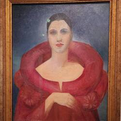 Self-Portrait /The Red Coat, a painting by Brazilian artist Tarsila do Amaral