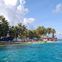 Unser letzter Ankerplatz in San Blas