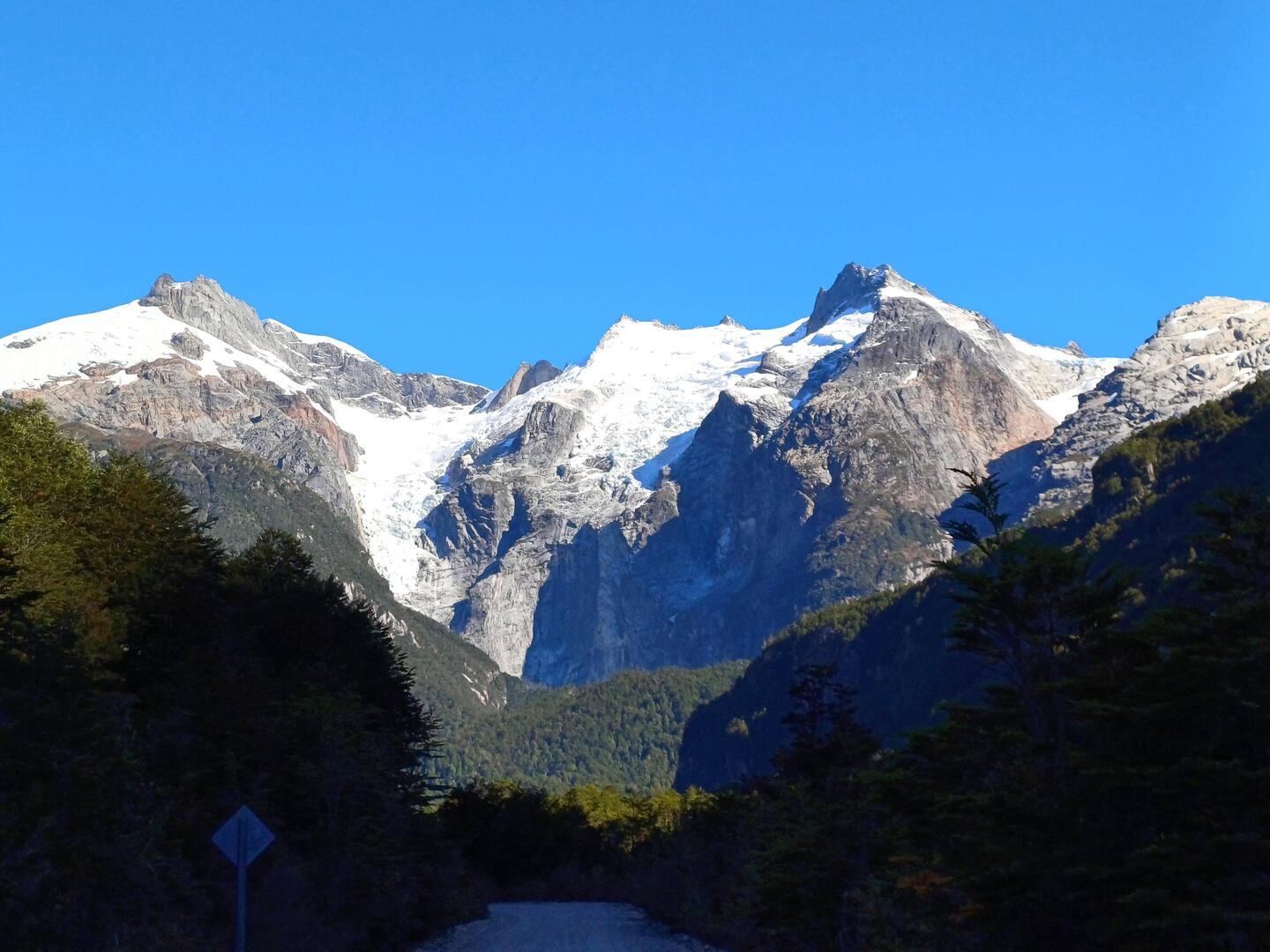 Blick auf das nördliche patagonische Eisfeld