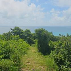 Path to the other side of the island.