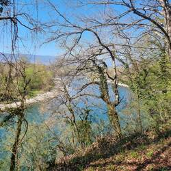 Erster Blick auf die Rhone