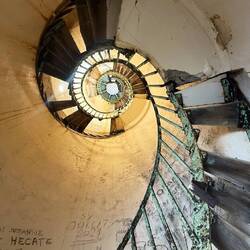 ... das Treppenhaus ist nicht mehr vertrauenswürdig