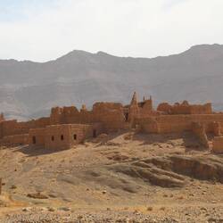 Die Kasbas sind aus Stampflehm gebaut