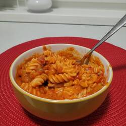 Radlermahlzeit. Rezept: alles rin!