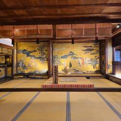 Yoshimizu jinja shoin. Un lieu où l'empereur Go-Daigo est venu se réfugier (14ème)