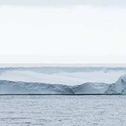 You can see where a crack has formed for a possible calving fairly soon ... Ekström Ice Shelf.