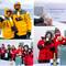 Hot chocolate laced with rum to ward off the chill as we cruise along the Ekström Ice Shelf.