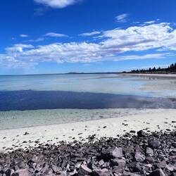 Whyalla Beach at low tide