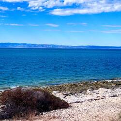 Point Lowly with the Flinders Ranges in the distance