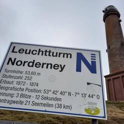 Abends leuchtet das Leuchtfeuer zum Womofenster herein