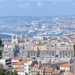 View of the city from Basilica Notre-Dame de la Garde
